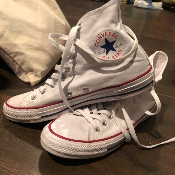 Converse Shoes - Hi-Top Converse-White